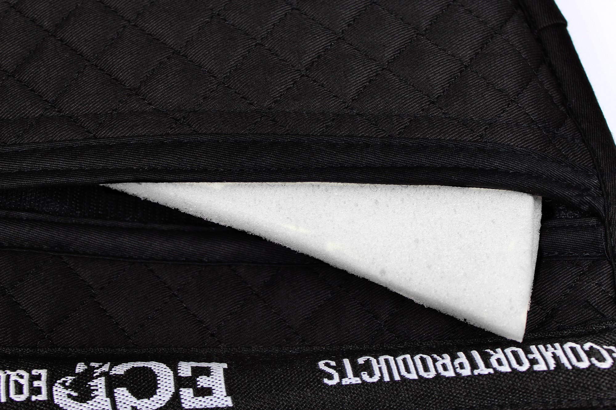 Ecp Equine Comfort Products All Purpose Diamond Quilted Poly Cotton English Half Saddle Pad With Therapeutic Contoured Correctio
