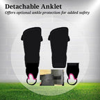 Vizari Zodiac Soccer Shin Guard with Detachable Ankle Protection – Blue