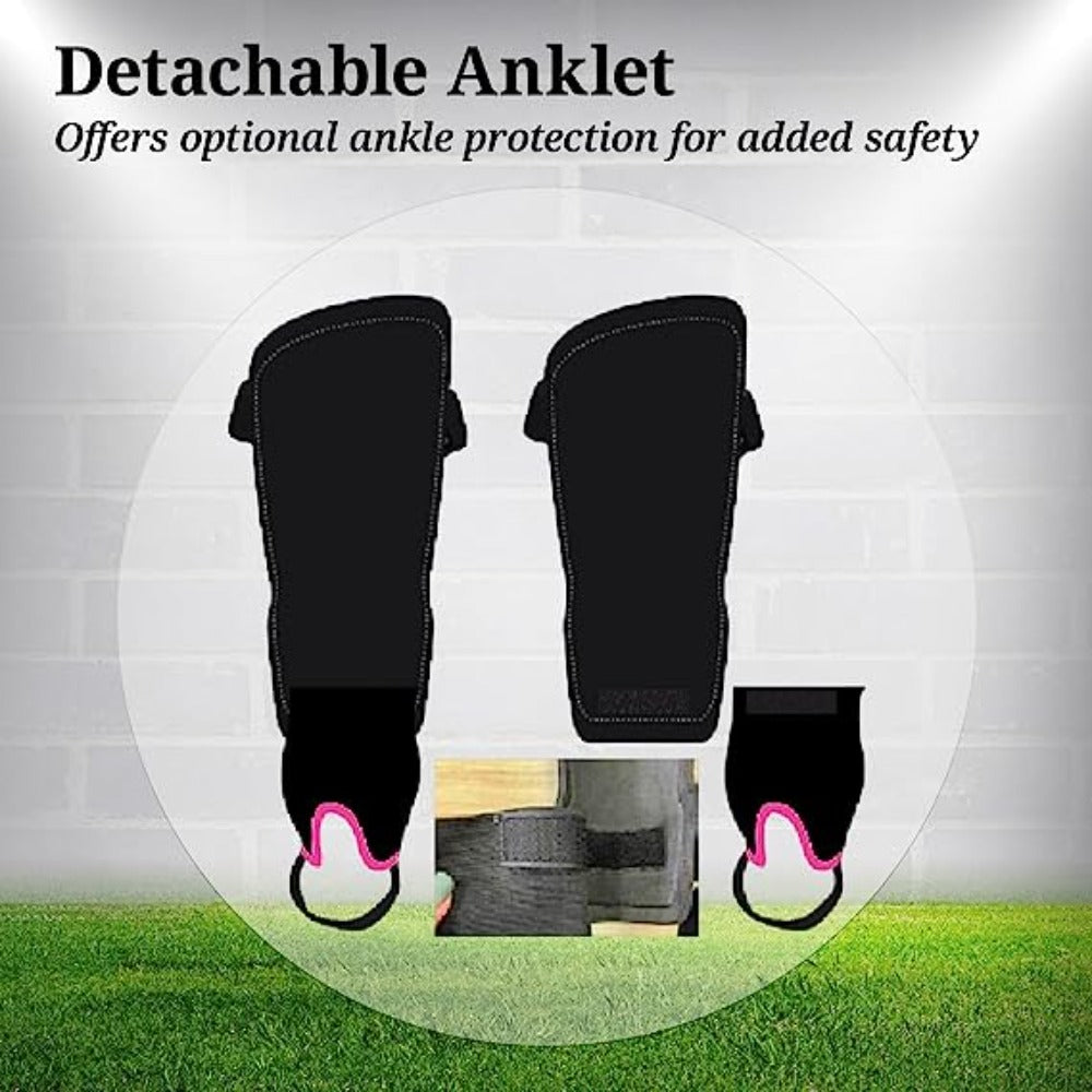 Vizari Zodiac Soccer Shin Guard with Detachable Ankle Protection – Blue