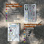 Pskook 12 Pcs Survival Multitool Card Emergency Camping Tool Edc Kit In Your Wallet Outdoor Hunting Fishing Hiking Gear