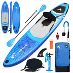 Freein Inflatable Stand Up Paddle Board ,Capacity 2-In-1 Sup/Kayak With Adjustable Seat ,Electric Pump Adapter ,Non-Slip Diamond