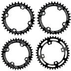 Msreck Round Oval Chainring 104 Bcd 32T 34T 36T 38T 40T 42T 44T 46T 48T 50T 52T Narrow Wide Single Chain Ring For Road Bikes, Mo