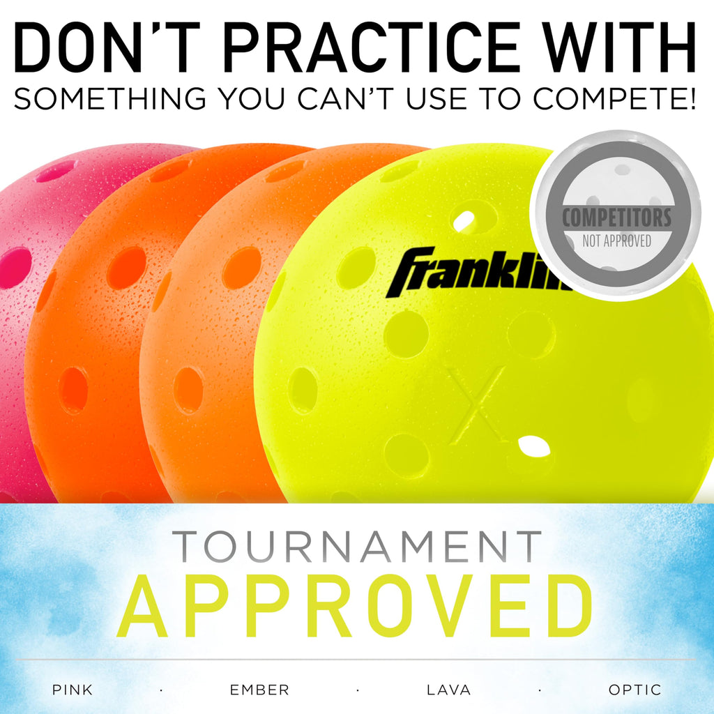 Franklin Sports Half Court Size Pickleball Net By Franklin Pickleball - Includes 10Ft Net, (2) Paddles, And (2) X-40 Usa Pickleb
