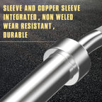Holleyweb Olympic Barbell Curl Bar Ez Bar Strength Training Bar Threaded Chrome Barbell Bar For Weightlifting, Hip Thrusts, Squa