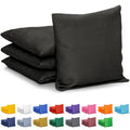 GoSports Cornhole Bean Bags Set of 4 - Regulation All Weather - Classic Black