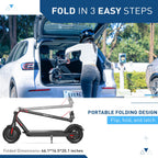 Hiboy 430W Peak Motor Electric Scooter, 10 Tires,17 Miles Range, 19 MPH Speed, Dual Brake System, Electric Scooter Adults Commut