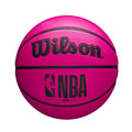 WILSON NBA DRV Outdoor Basketball with Pump - Pink, Size 6-28.5