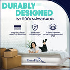 Enerplex Queen Air Mattress With Built-In Pump - 13 Inch Double Height Inflatable Mattress For Camping, Home & Portable Travel -