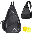 Himal Pickleball Bag- Adjustable Pickleball,Tennis,Racketball Sling Bag - Pickleball Backpack With Water Bottle Holder For Men A
