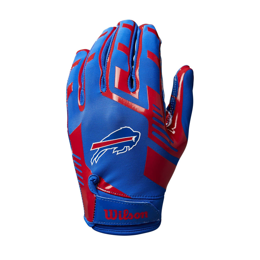 Wilson Nfl Stretch Fit Football Gloves - Buffalo-Youth, Wtf9327Bf