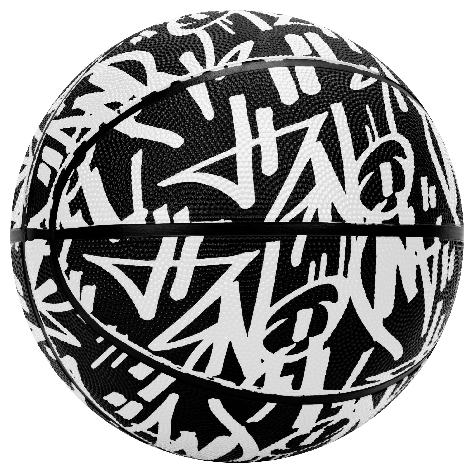 AND1 Fantom Graffiti Rubber Basketball: Official Regulation Size 7 (29.5 inches) Rubber Basketball - Deep Channel Construction S