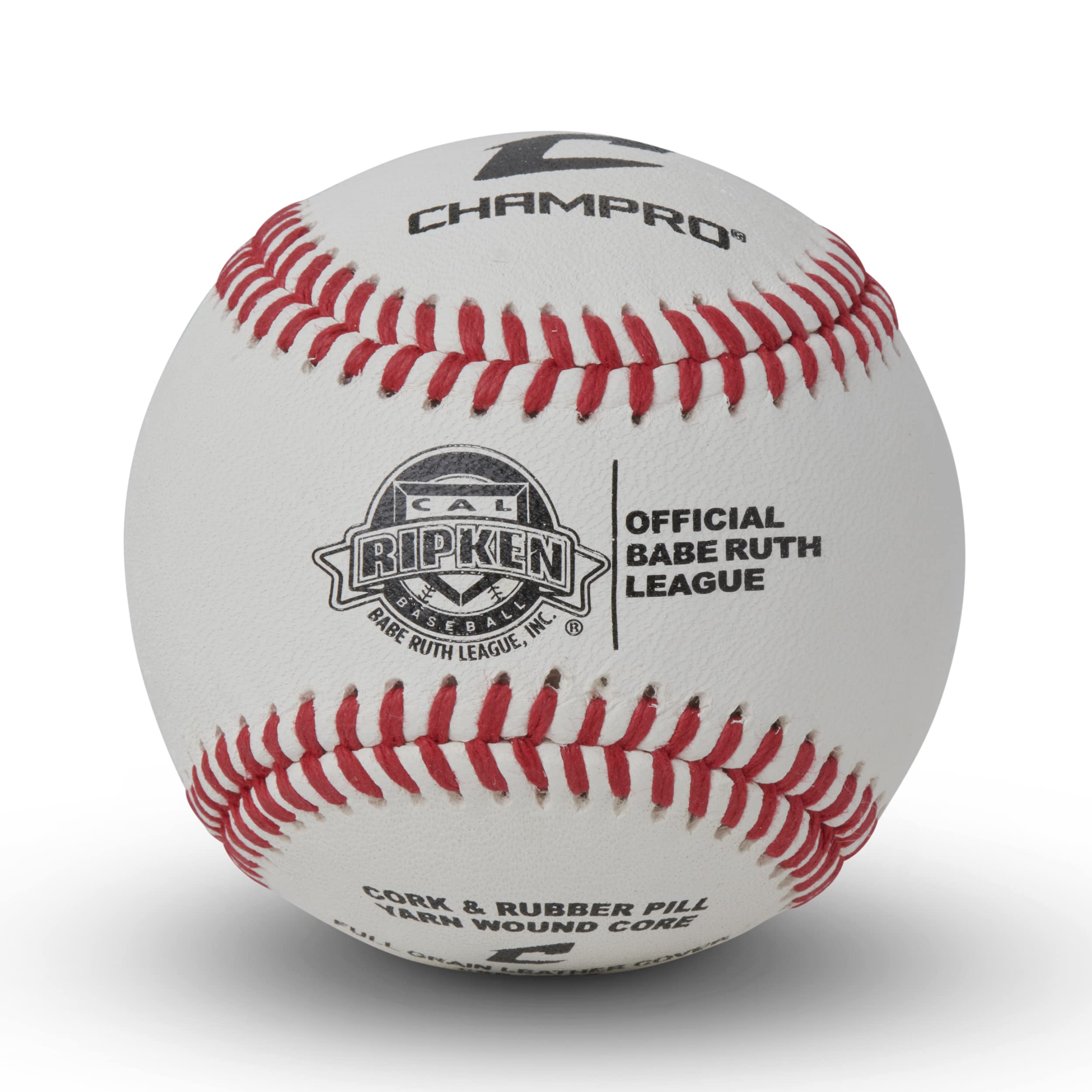 Champro Cal Ripken Baseballs with Full Grain Leather Cover, 12 Pack