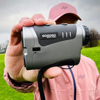 Gogogo Sport Vpro Vrp Golf Rangefinder With Slope Switch, 1500/2500 Yd, 7X Magnification, Magnet Stripe, 0.3Yd Accuracy, Recharg