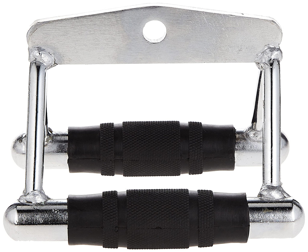 Cap Barbell Deluxe Double D Handle With Rubber Handgrips