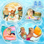 Waterproof Swimming Ear Plugs For Kids, 3 Pairs Soft Silicone Reusable Earplugs, Ear Protection For Showering Swimming For Child