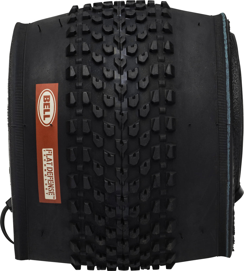 Bell 7091040 Flat Defense Mountain Bike Tire, 26'' X 1.75-2.125'', Black
