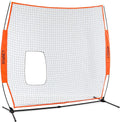 Bownet Net Only - Pitch Thru Softball & Baseball Protection Screen 7 x 7, Portable Batting & Pitching Training with E.A.S. Tec