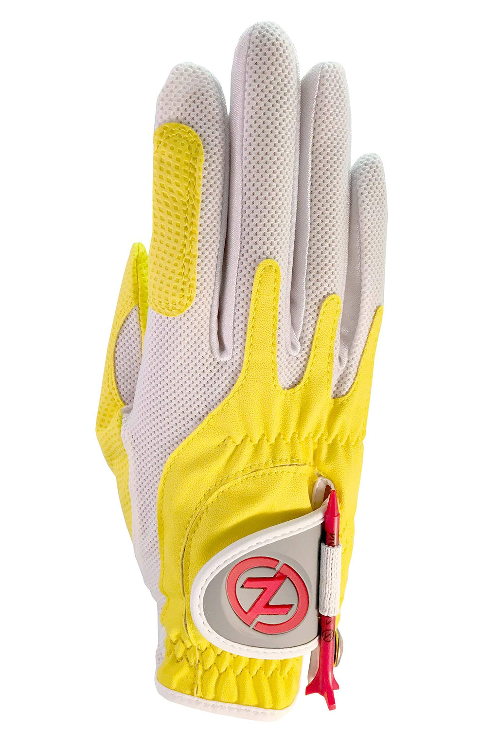 Zero Friction Performance Glove (Ladies, Right, Yellow) Universal Fit Golf