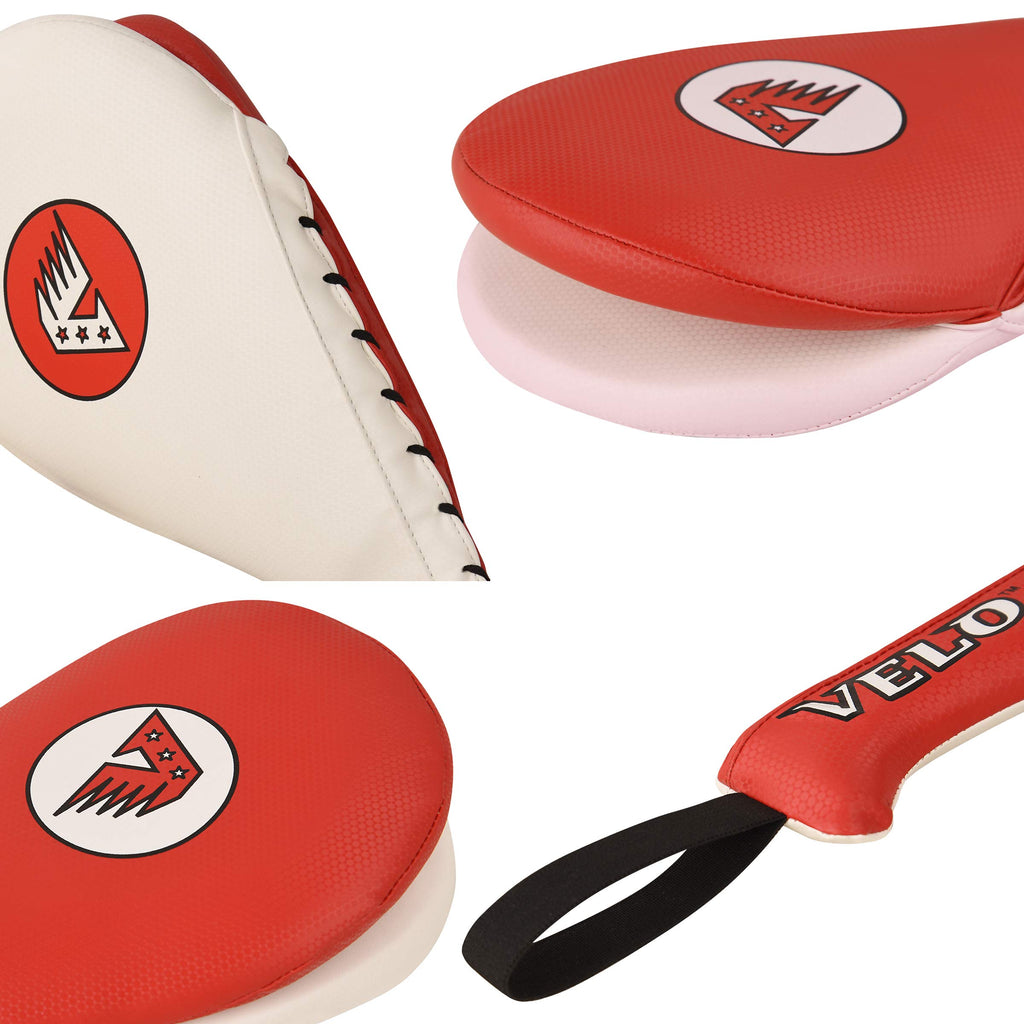 Velo Taekwondo Kick Pad Training Target Karate Punching Kickboxing Paddle Mma Martial Arts Double Face Pads (Sold As Single Item