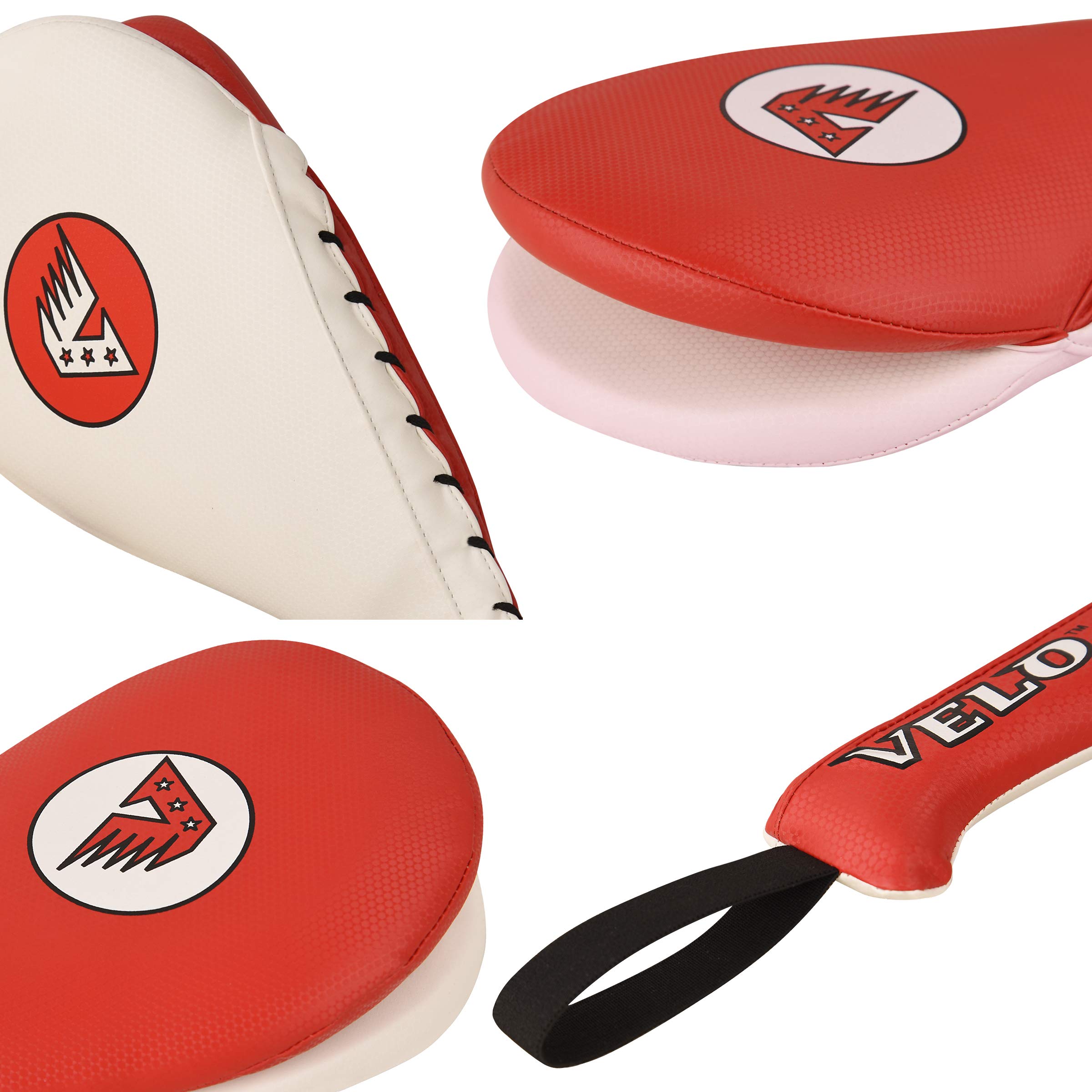 Velo Taekwondo Kick Pad Training Target Karate Punching Kickboxing Paddle Mma Martial Arts Double Face Pads (Sold As Single Item