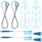 2 Packs Hydration Bladder Cleaning Kit, 8 In 1 Water Bladder Cleaning Brush Kit Includes Flexible Long Bladder Brush For Hose Sm