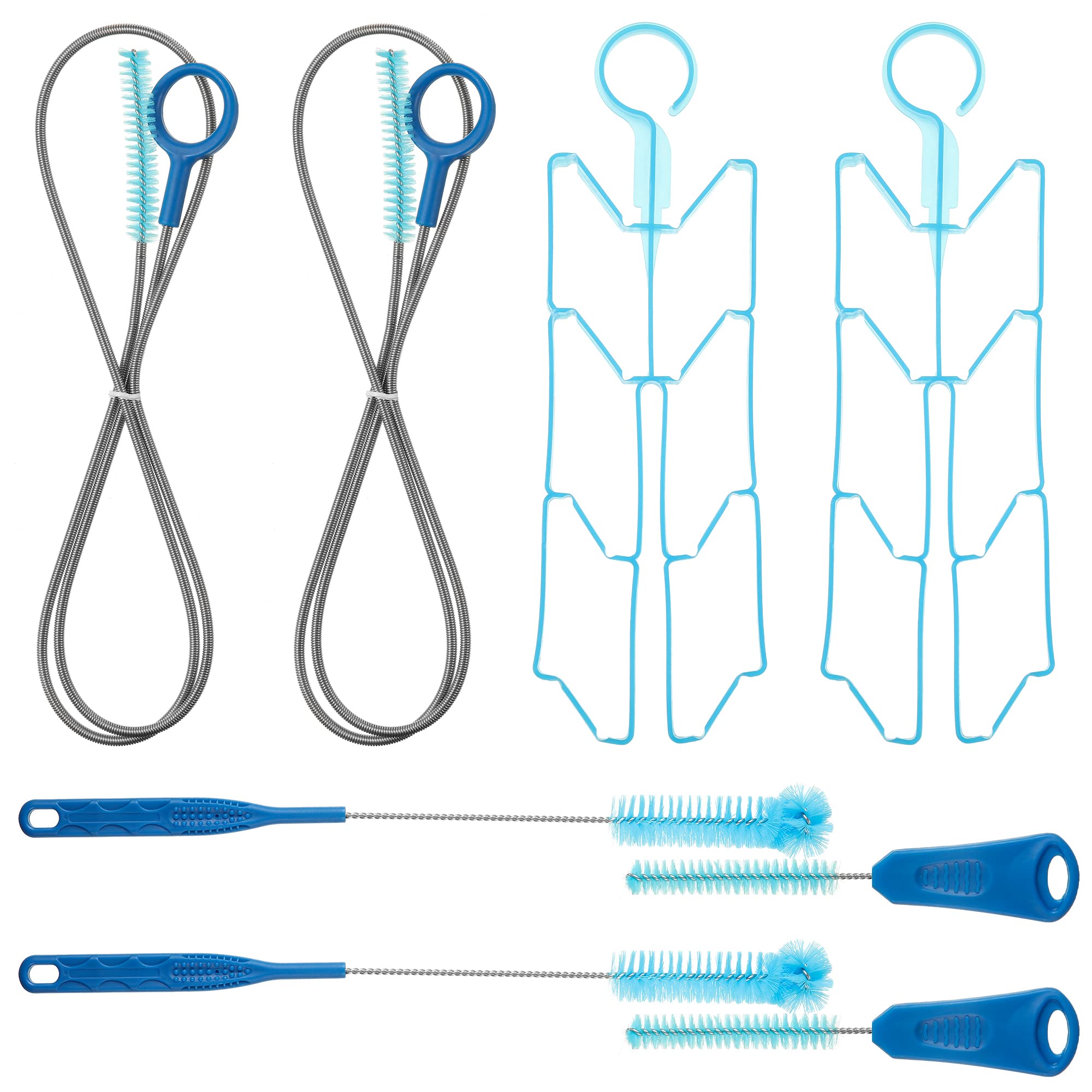 2 Packs Hydration Bladder Cleaning Kit, 8 In 1 Water Bladder Cleaning Brush Kit Includes Flexible Long Bladder Brush For Hose Sm