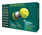 Taylormade Unisexs Tour Response Golf Ball, Yellow, One Size