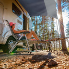 Forceatt 12X14Ft Waterproof Anti-Uv Camping Tarp With 2 Poles (Upf50+), Lightweight Sun Shelter For Car, Tent, Hammock In Hiking