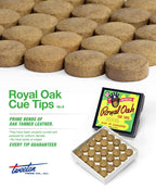 Tweeten Royal Oak Billiard Pool Cue Tips - Choose Your Size - Pack Of 12 (11 Mm)