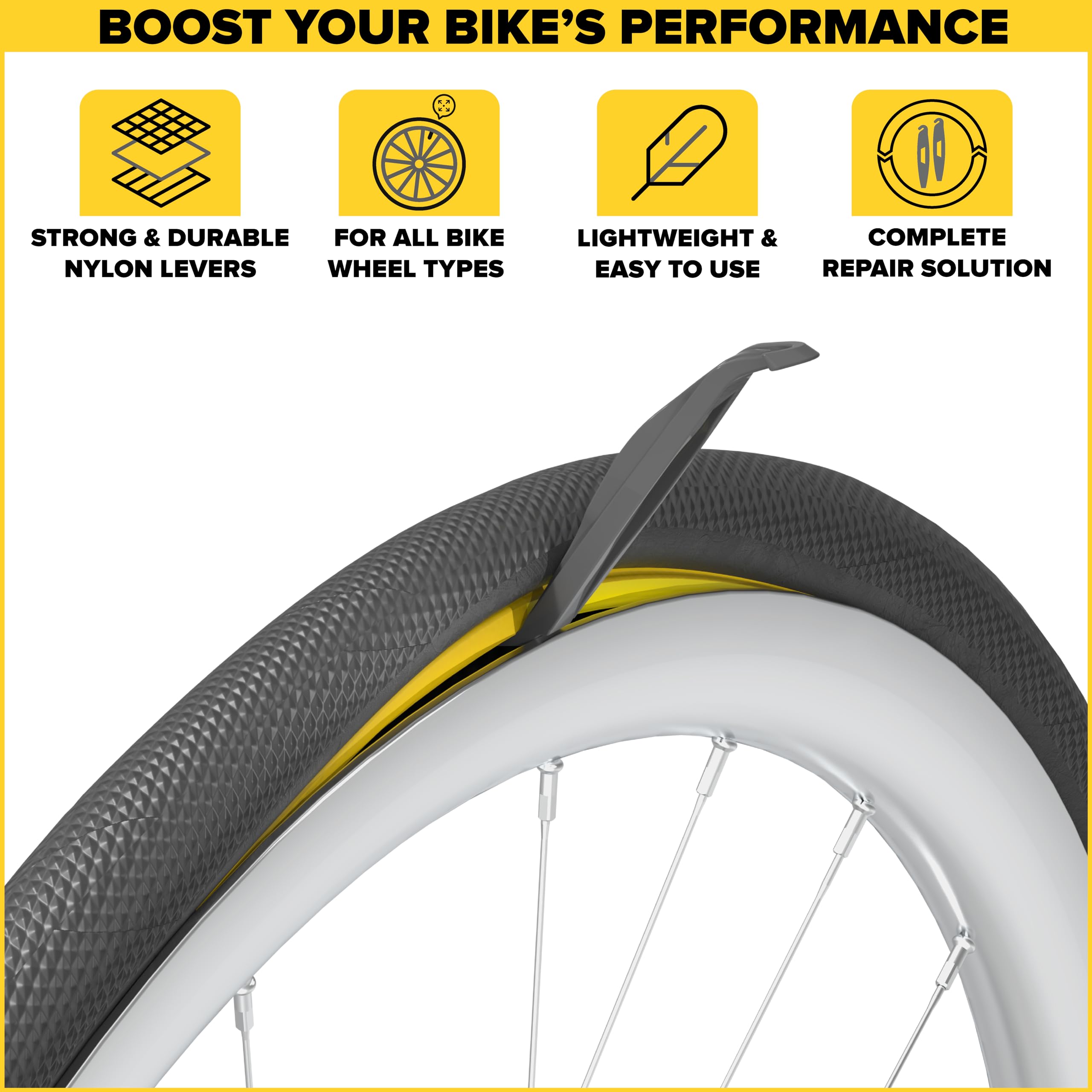 Ultraverse Bike Inner Tube For 700X35-43C, 28 Inch Bicycle Wheel Sizes With 48Mm Presta Valve - Butyl Rubber Tubes For Road And