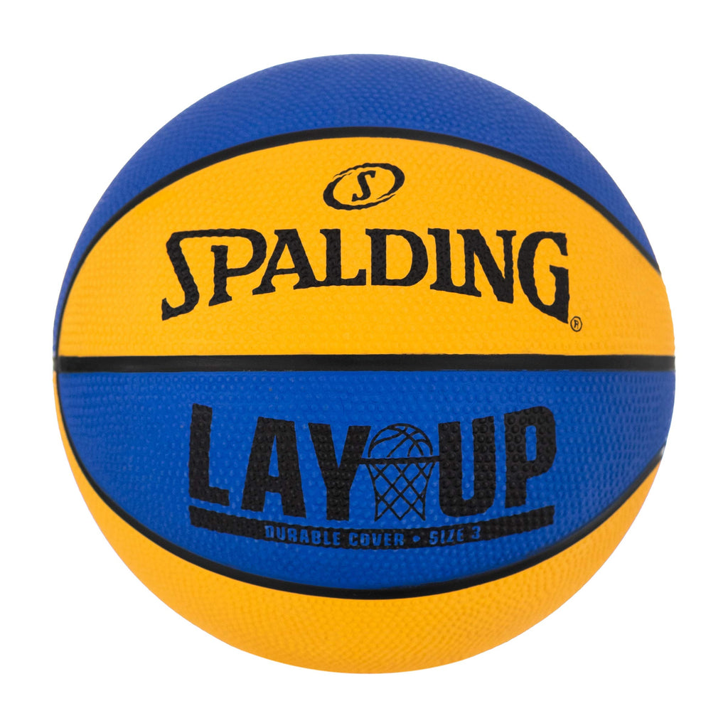 Spalding Lay-Up Mini Outdoor Blue/Orange Basketball 22
