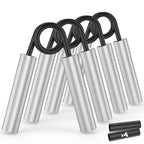 Zeagus Grip Strength Trainer 7 Pack,50Lb-350Lb Metal Hand Grip Strengthener,Non-Slip Heavy-Duty Forearm Exerciser,Hand Gripper F