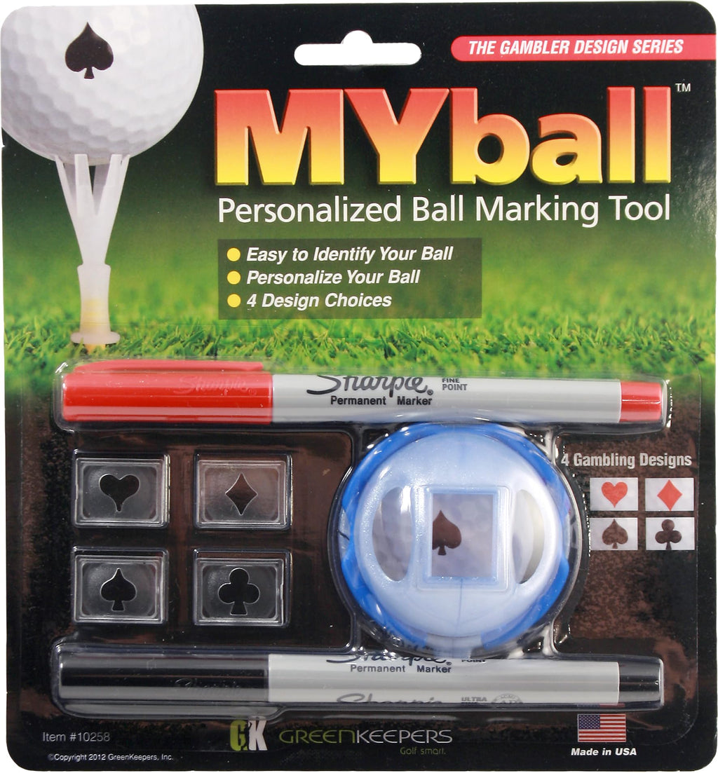 Green Keeper Myball Marking Tool, Gambler