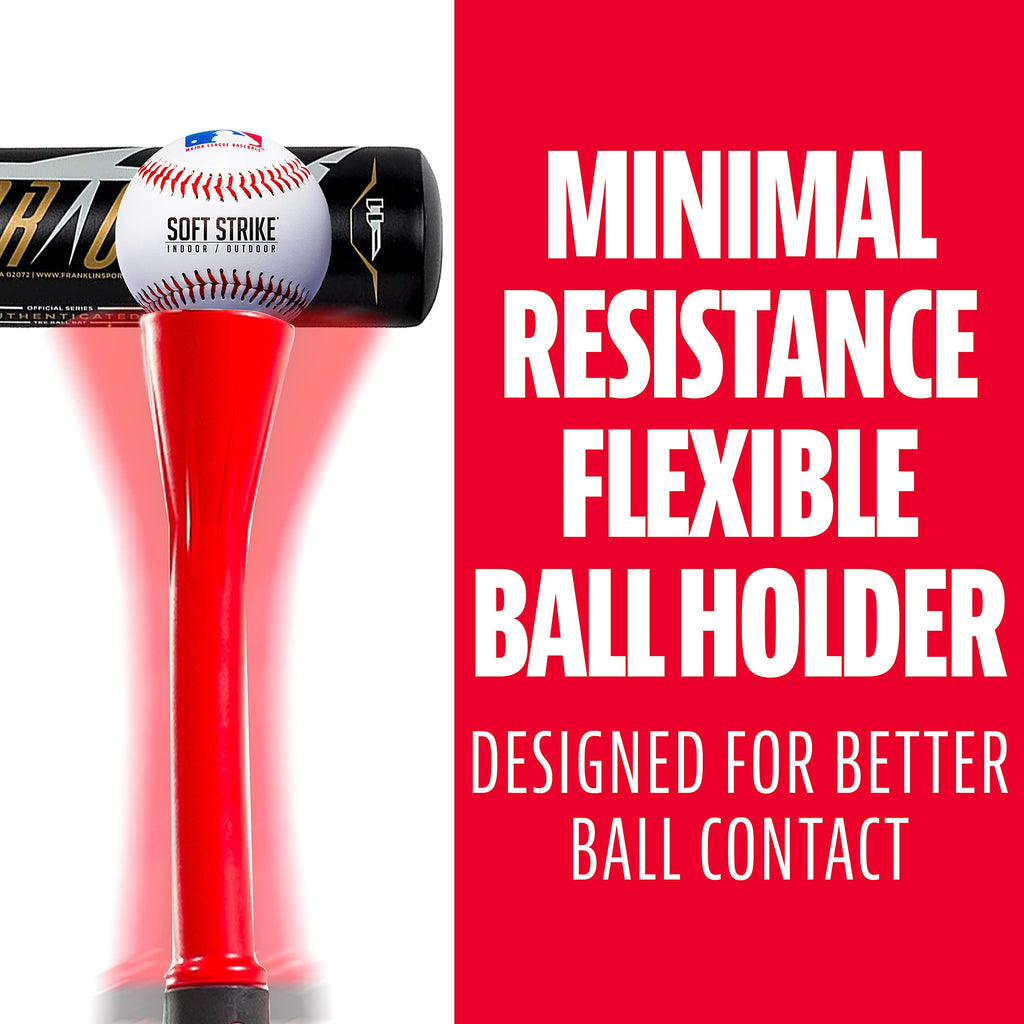 Franklin Sports Kids Teeball Batting Tee - Youth Baseball Tee Stand - Adjustable + Portable Hitting Practice Tee - Mlb Spring Sw