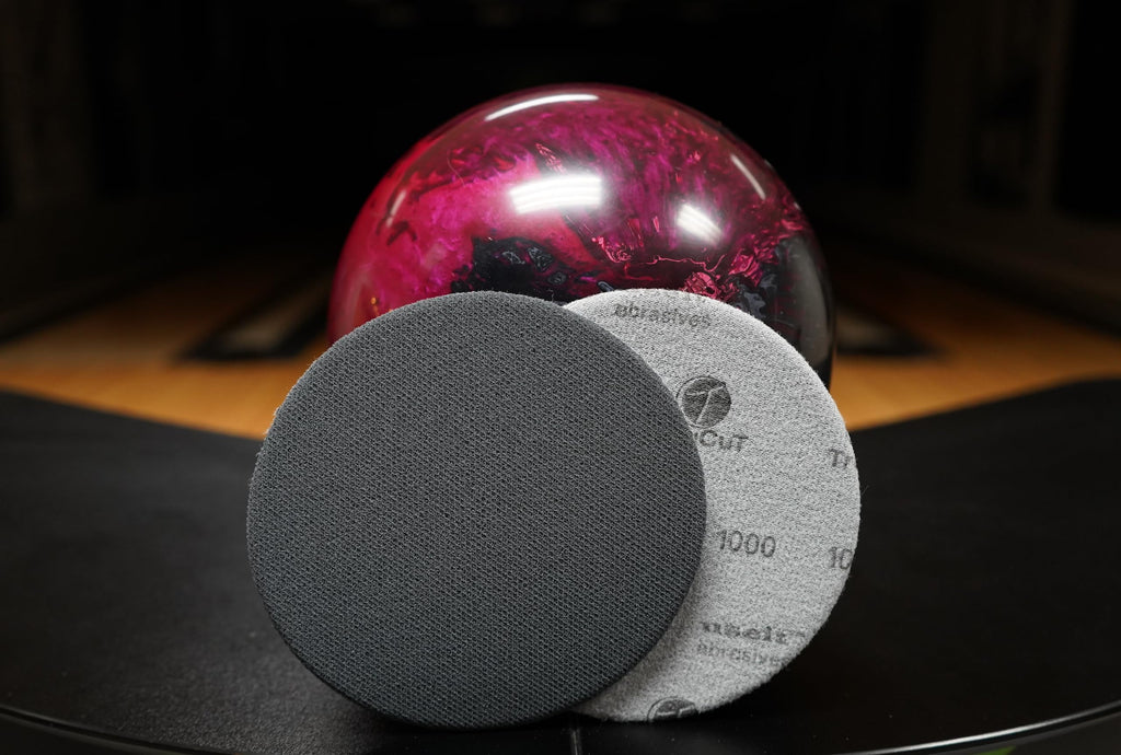 Trucut Sanding Pad  1000 Grit  6'' Diameter  Sanding Pads Made For Bowling Balls  Bowling Ball Resurfacing Pads  Surface Managem
