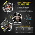 Ihuan Ventilated Weight Lifting Gym Workout Gloves With Wrist Wrap Support For Men & Women, Full Palm Protection, For Weightlift