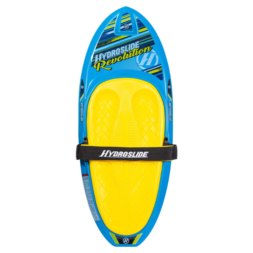 Hydroslide Revolution Kneeboard For Water Sports & Boating W/ Strap And Hydrohook Rope Attachment