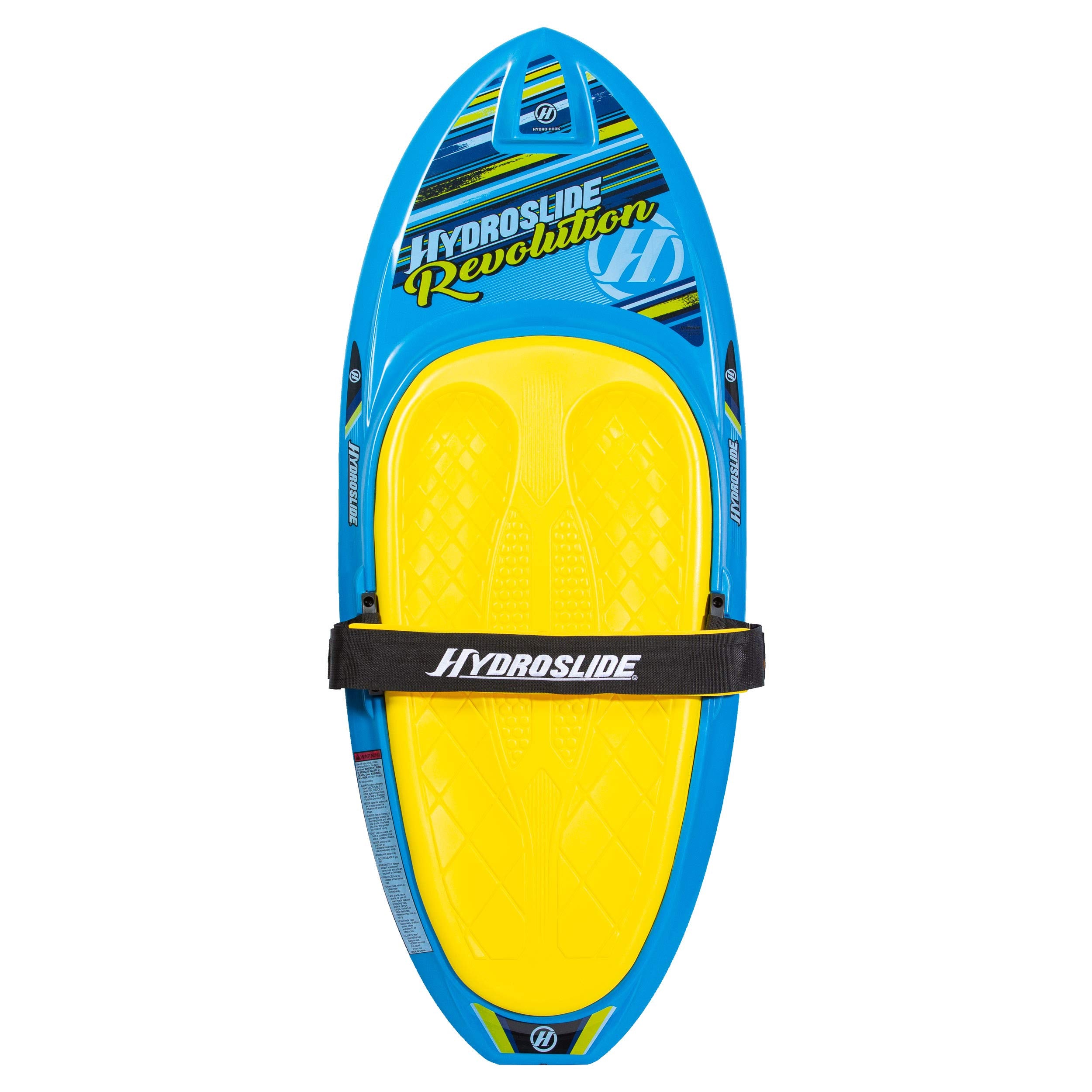 Hydroslide Revolution Kneeboard For Water Sports & Boating W/ Strap And Hydrohook Rope Attachment