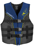 O'Neill Youth Superlite Uscg Life Vest,Pacific/Smoke/Black:Yellow,1Sz