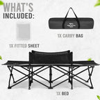 High Stream Gear Toddler Cot Bed: Kids Travel Camping And Portable Folding Cot, Great For Outdoors And Young Guests At Home. Com