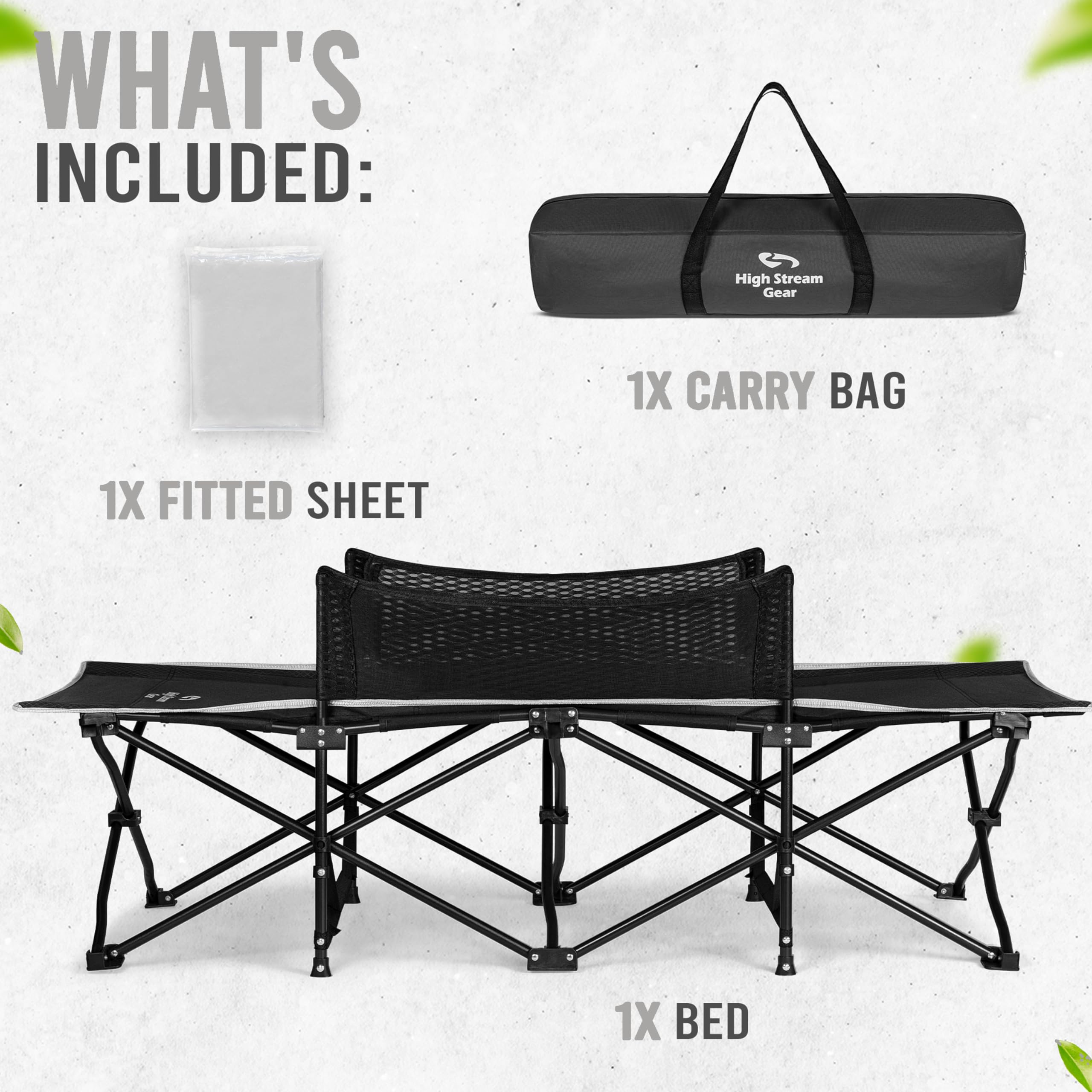 High Stream Gear Toddler Cot Bed: Kids Travel Camping And Portable Folding Cot, Great For Outdoors And Young Guests At Home. Com