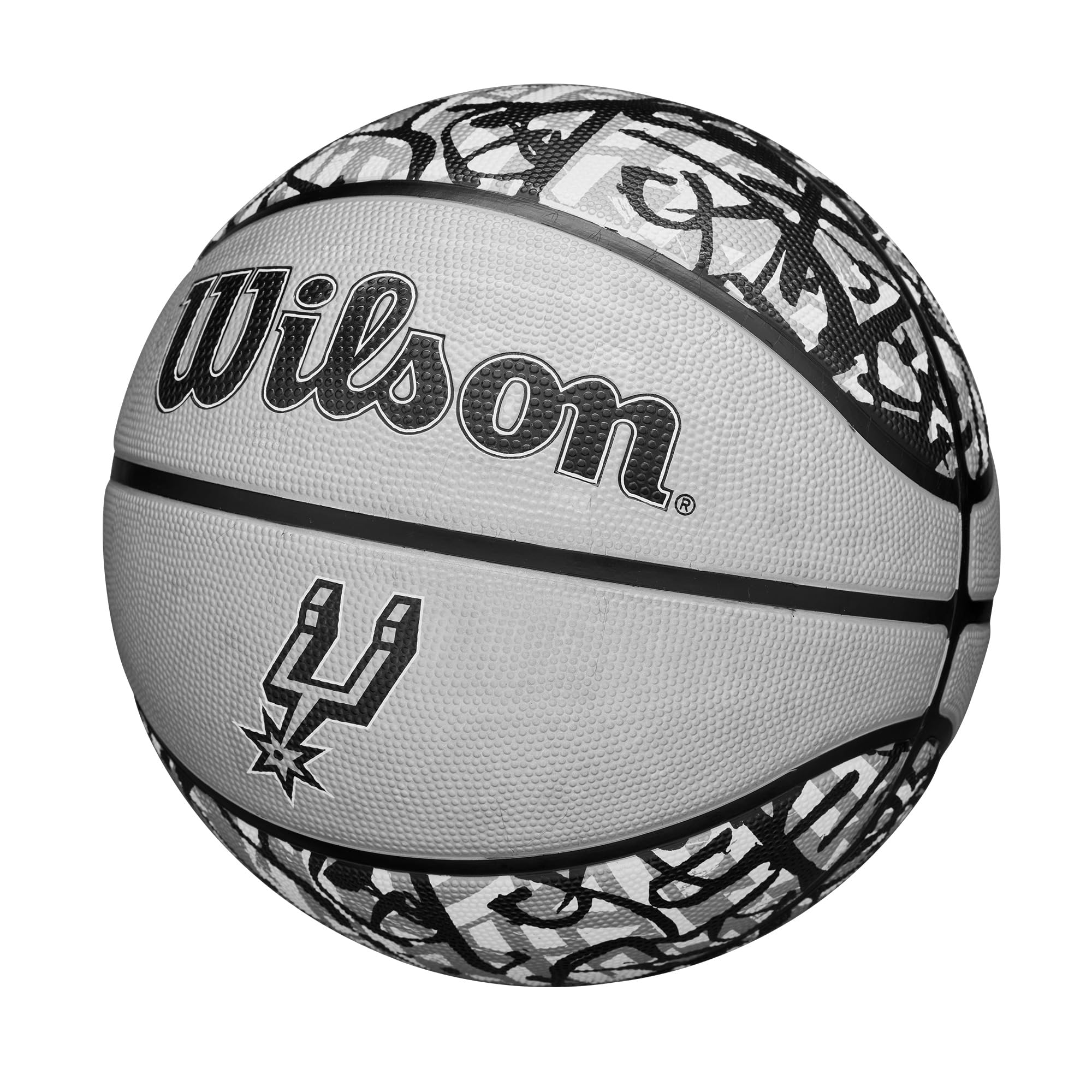 Wilson Nba Team Graffiti Basketball - San Antonio Spurs, Size 7-29.5''