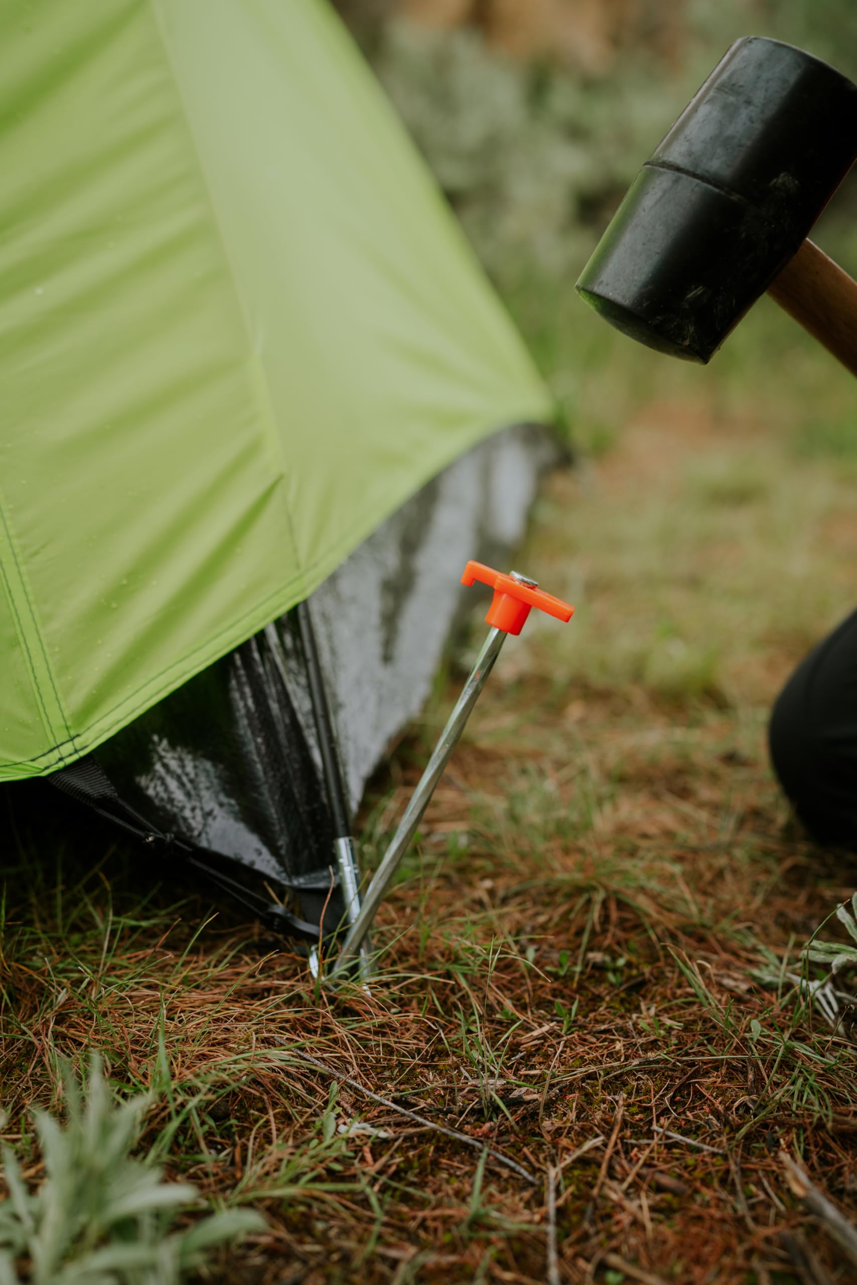 Stansport Helix Steel Tent Stake - 12 Pack