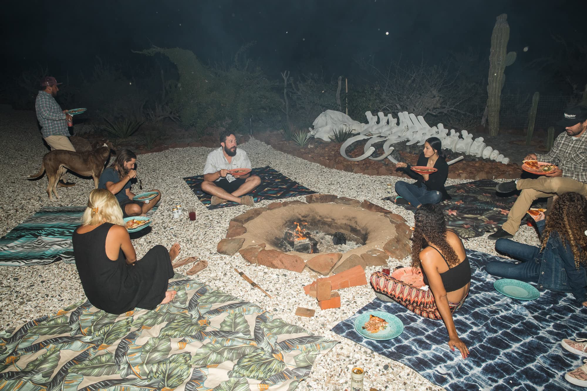Nomadix Festival Blanket - Perfect For Picnics, Camping, & Lawn Seating - Plush Top & Water Resistant Base - Made With Post Cons