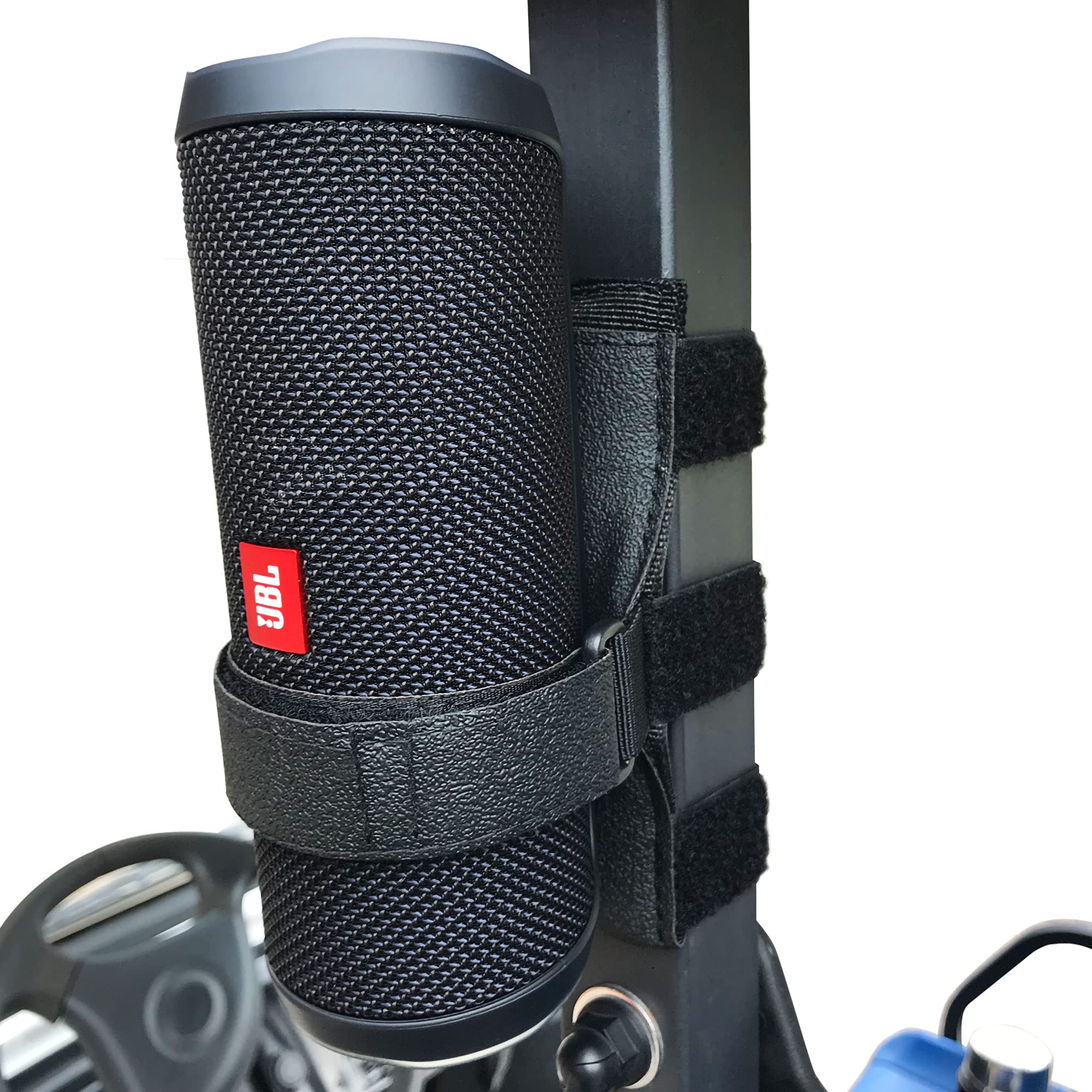 Homemount Portable Speaker Mount For Golf Cart Accessories - Adjustable Strap Fits Bluetooth Wireless Speaker Strap Attachment T