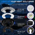 Kingtop Led Golf Hole Lights With Lens, Rgb Light Up Night Golf, Putting Green Cup Lights, Glowing In The Dark Lights For Golf H