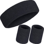 6 Pcs Neon Sweatbands Set Includes 2 Headband And 4 Wristbands Breathable Terry Cloth Athletic Bands For Gym Basketball Tennis Y