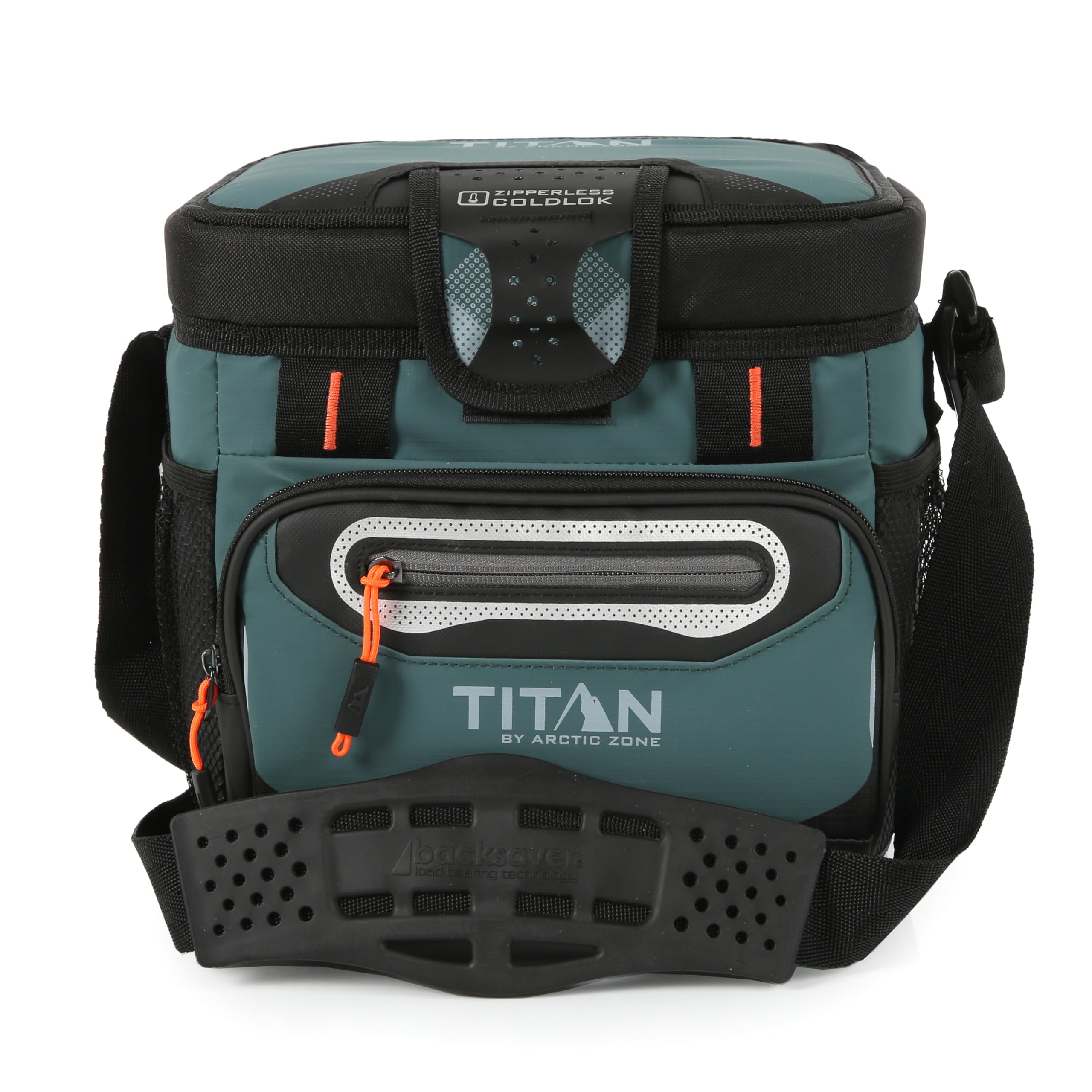 Titan by Arctic Zone 9 Can Zipperless Soft Cooler with HardBody Liner, Jungle Hunt