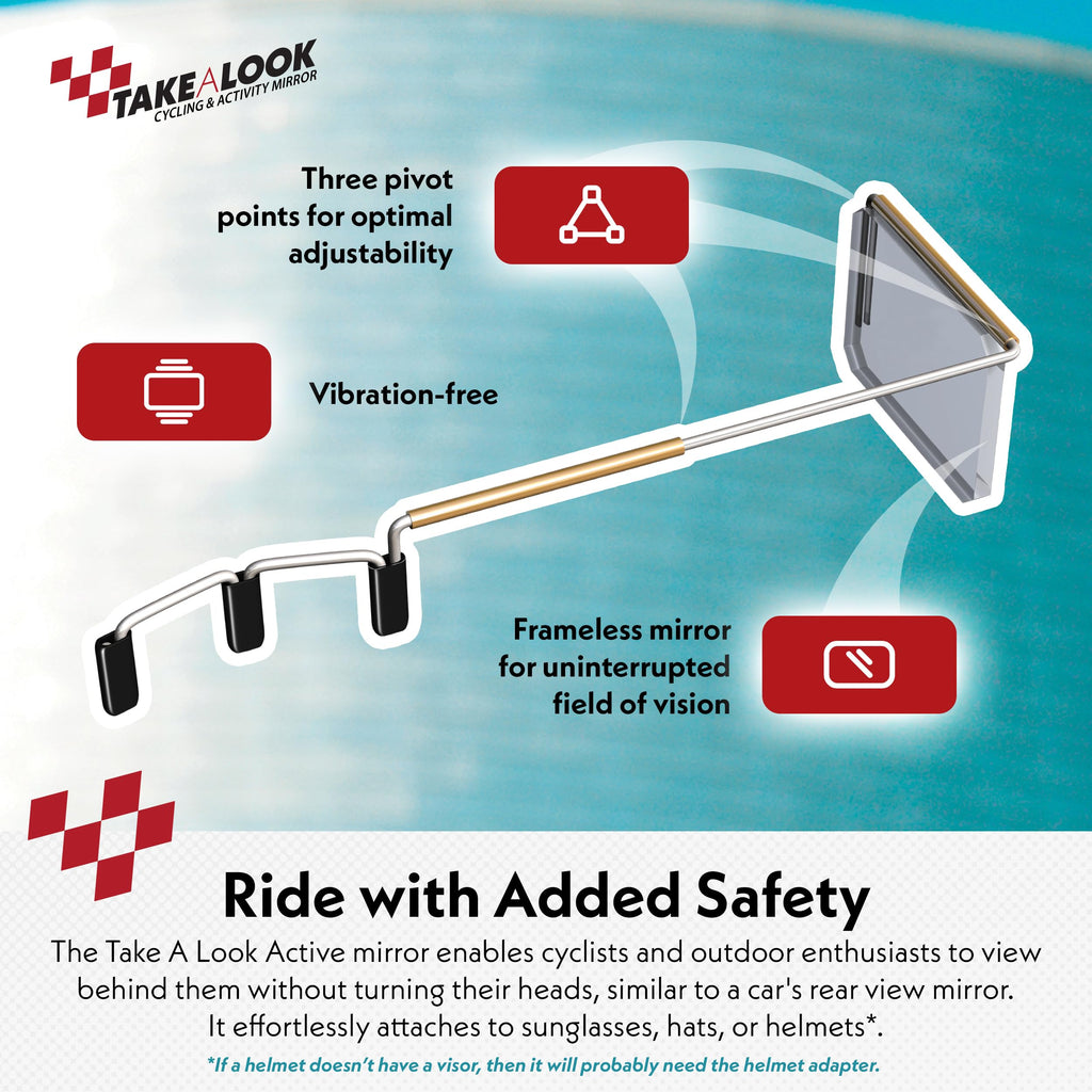 Bike Peddler Take A Look Cycling Eyeglass Mirror (Original)