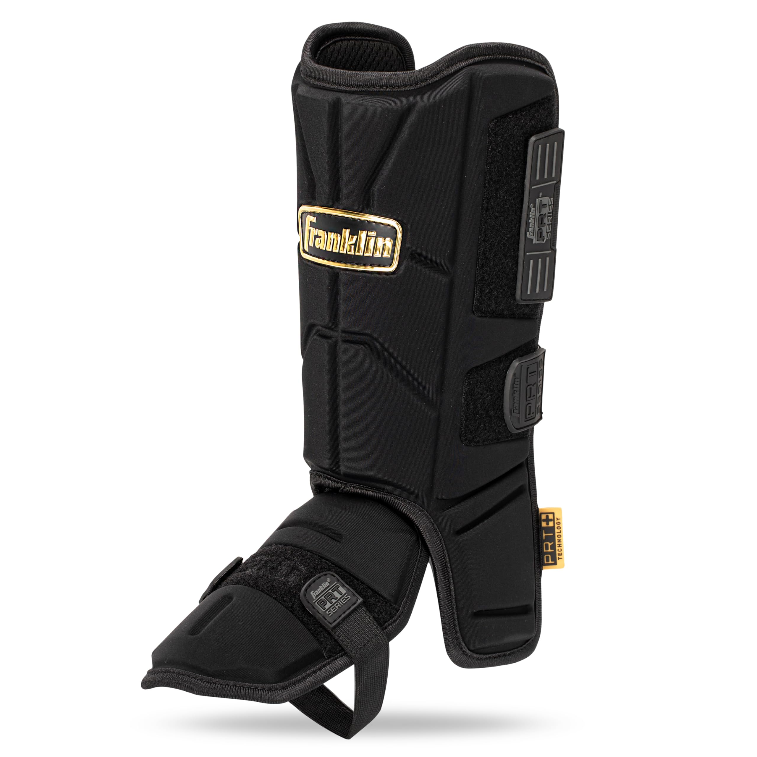 Franklin Sports Baseball + Softball Leg Guard - Prt Series Youth Shin + Foot Shield For Batting - Protective Leg + Ankle Guard W